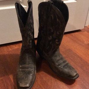 Laredo Square-toe Cowboy Boots; Size 8